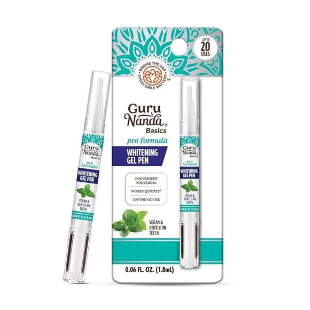 Mint Flavor Teeth Whitening Pen 0.06 fl oz 20 Uses, Vegan‎ & Gentle on Teeth Pro